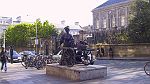 02-Molly Malone does her thing in the centre of Dublin